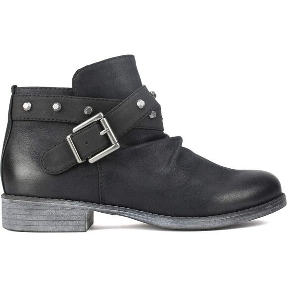 WHITE MOUNTAIN Shoes SAVANT Women's Boot, BLACK/WAXY/FABRIC, 8 M - Picture 4 of 6